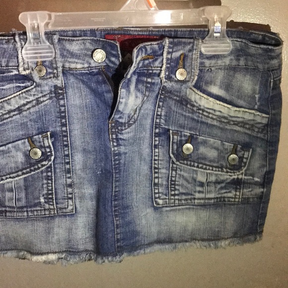 Mini skirt (Jean) - Picture 1 of 3